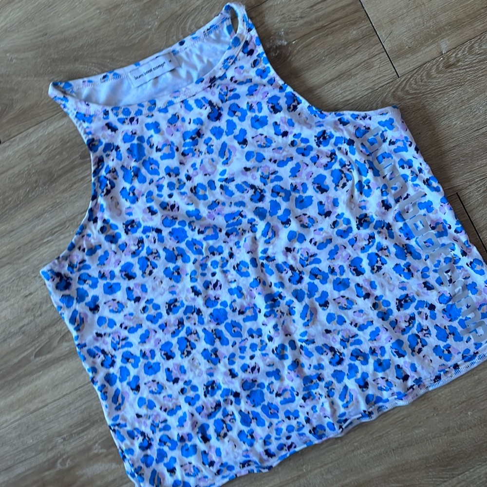 Burn Boot Camp Leopard Tank Size Medium
